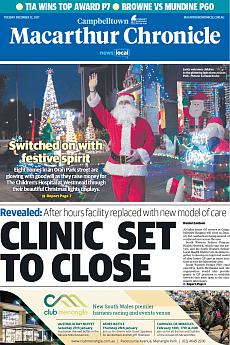 Macarthur Chronicle Campbelltown - December 12th 2017