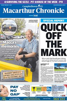 Macarthur Chronicle Campbelltown - February 27th 2018